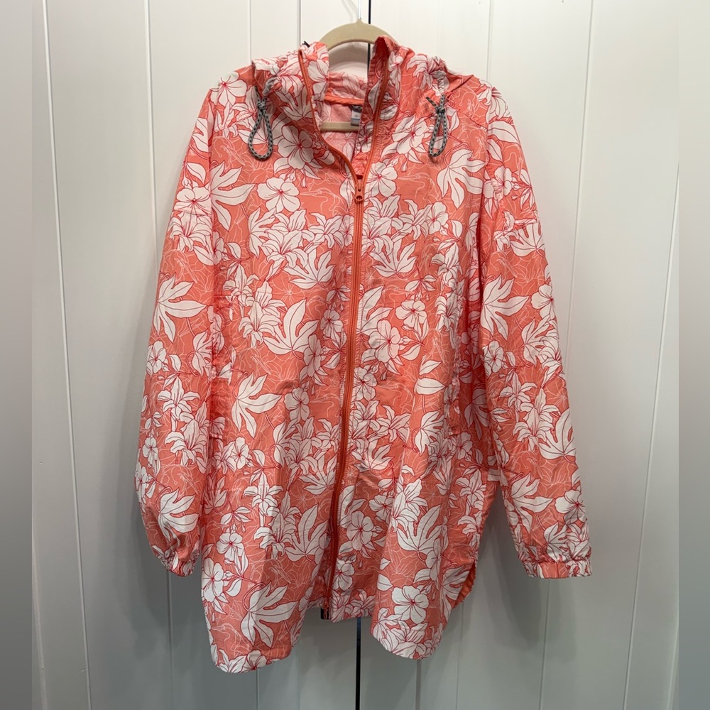 Columbia Little Fields long jacket sz 2X in Coral Reef